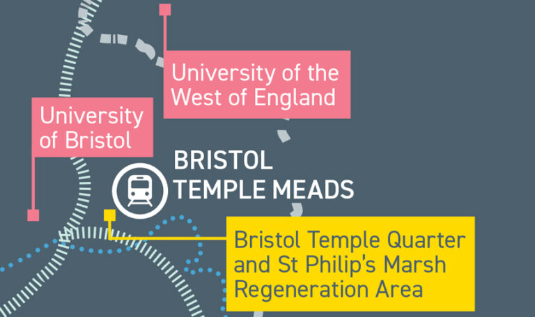 Map of Temple Meads Enterprise Zone