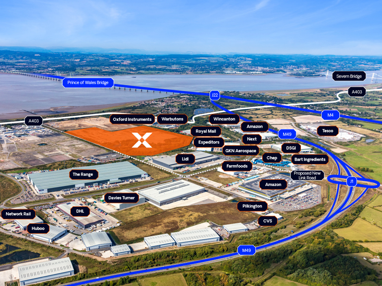 Graphic of Axis Works, Central Park, Avonmouth