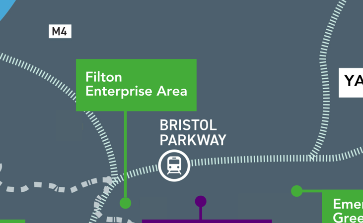Map of Filton Enterprise Area