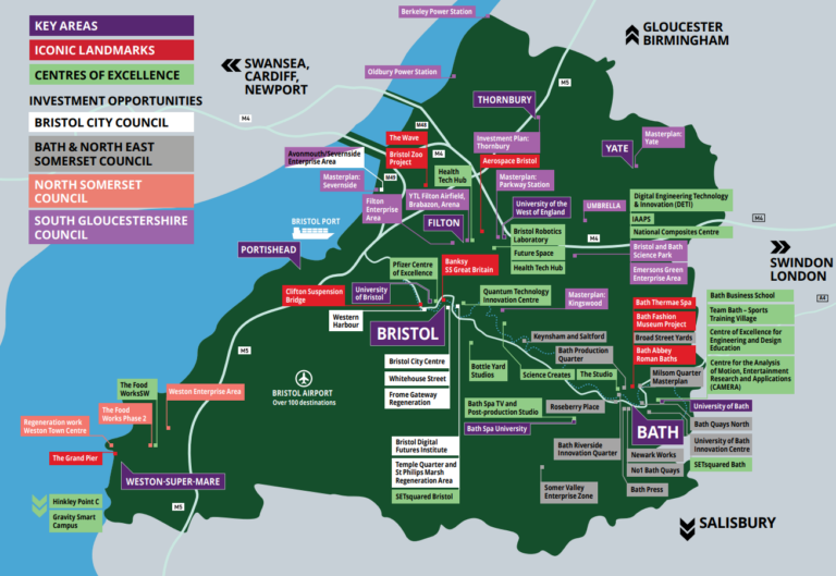 Map of investment hotspots