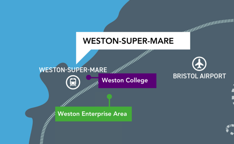 Map of Weston Enterprise Area